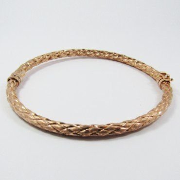 PULSERA ARO ORO ROSA