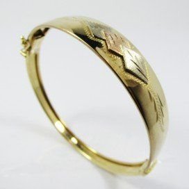 PULSERA ARO ORO TRICOLOR
