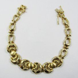 PULSERA SRA. ORO AMARILLO PIEDRA