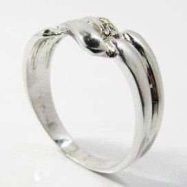 SORTIJA ORO BLANCO ITALIANO PIEDRA
