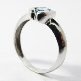 SORTIJA ORO BLANCO PIEDRA