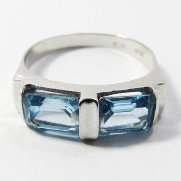 SORTIJA ORO BLANCO PIEDRA