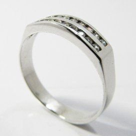 SORTIJA ORO BLANCO PIEDRA