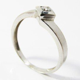 SORTIJA ORO BLANCO PIEDRA