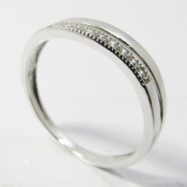 SORTIJA ORO BLANCO PIEDRA
