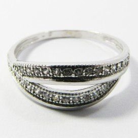 SORTIJA ORO BLANCO PIEDRA