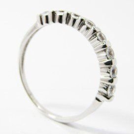 SORTIJA ORO BLANCO PIEDRA