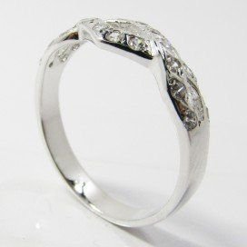SORTIJA ORO BLANCO PIEDRA