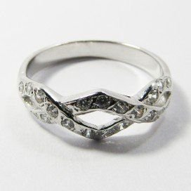SORTIJA ORO BLANCO PIEDRA