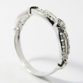 SORTIJA ORO BLANCO PIEDRA