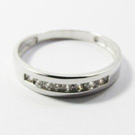 SORTIJA ORO BLANCO PIEDRA