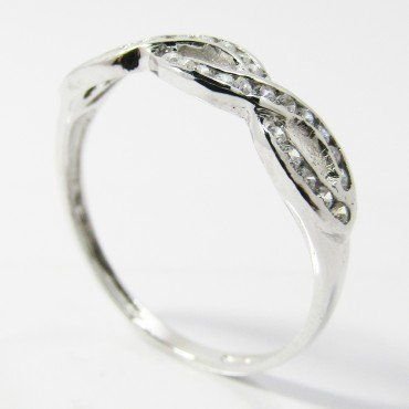 SORTIJA ORO BLANCO PIEDRA