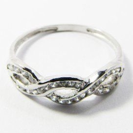 SORTIJA ORO BLANCO PIEDRA
