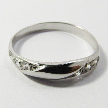 SORTIJA ORO BLANCO PIEDRA