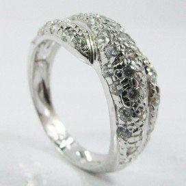 SORTIJA ORO BLANCO PIEDRA
