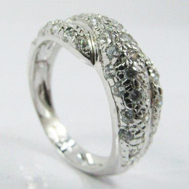 SORTIJA ORO BLANCO PIEDRA