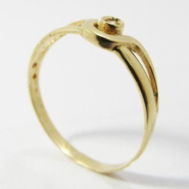SORTIJA ORO AMARILLO BRILLANTES