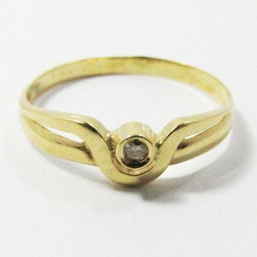 SORTIJA ORO AMARILLO BRILLANTES