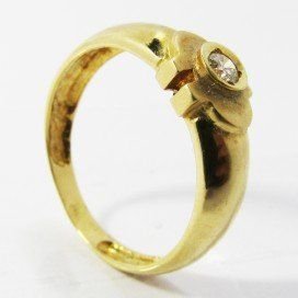 SORTIJA ORO AMARILLO BRILLANTES