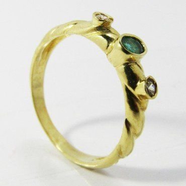 SORTIJA ORO AMARILLO PIEDRA