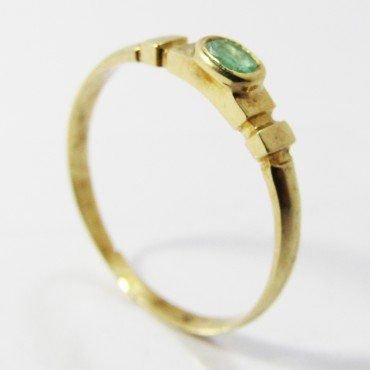 SORTIJA ORO AMARILLO PIEDRA
