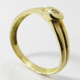 SORTIJA ORO AMARILLO PIEDRA