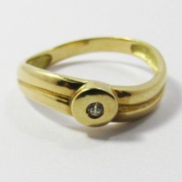 SORTIJA ORO AMARILLO PIEDRA