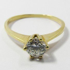 SORTIJA ORO AMARILLO PIEDRA