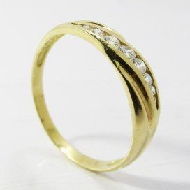 SORTIJA ORO AMARILLO PIEDRA