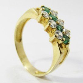 SORTIJA ORO AMARILLO PIEDRA