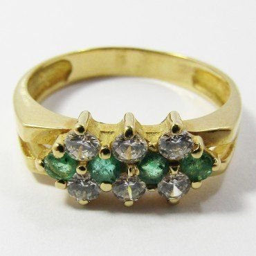 SORTIJA ORO AMARILLO PIEDRA