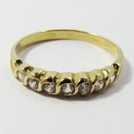 SORTIJA ORO AMARILLO PIEDRA