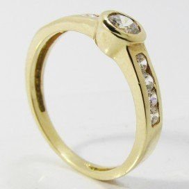 SORTIJA ORO AMARILLO PIEDRA