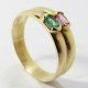 SORTIJA BICOLOR PIEDRA
