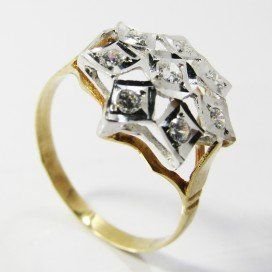 SORTIJA ORO BLANCO PIEDRA