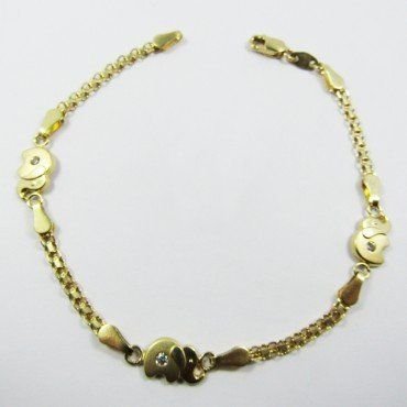 PULSERAS NIÑA AMARILLO FETICHE