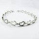 PULSERA SRA. ORO BLANCO ITALIANO PIEDRA
