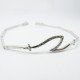 PULSERA SRA. ORO BLANCO ITALIANO PIEDRA