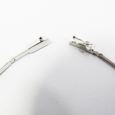 PULSERA SRA. ORO BLANCO ITALIANO PIEDRA