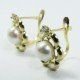 PENDIENTES NIÑA ORO AMARILLO PERLA