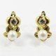 PENDIENTES NIÑA ORO AMARILLO PERLA