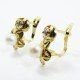 PENDIENTES NIÑA ORO AMARILLO PERLA