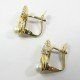 PENDIENTES NIÑA ORO AMARILLO PERLA