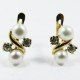 PENDIENTES NIÑA ORO AMARILLO PERLA