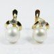 PENDIENTES NIÑA ORO AMARILLO PERLA