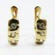 PENDIENTES NIÑA ORO AMARILLO PIEDRA