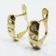PENDIENTES NIÑA ORO AMARILLO PIEDRA