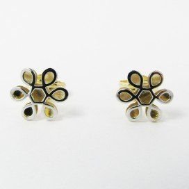 PENDIENTES NIÑA BICOLOR