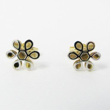 PENDIENTES NIÑA BICOLOR