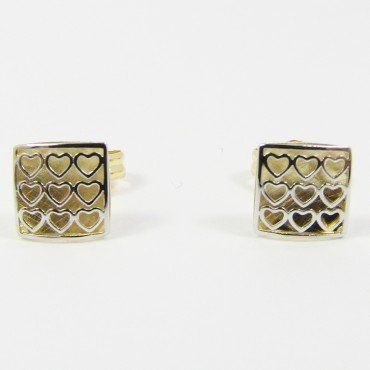 PENDIENTES NIÑA BICOLOR